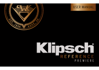 Klipsch RP-260F - Owners Manual 